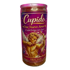 Cupid Brings New Love Spiritual Attraction Candle – Red Wax 14-Day Prepared Ritual Candle with Herbs, Powders, Essential Oils & Bilingual Prayer (Cupido Trae Nuevo Amor)