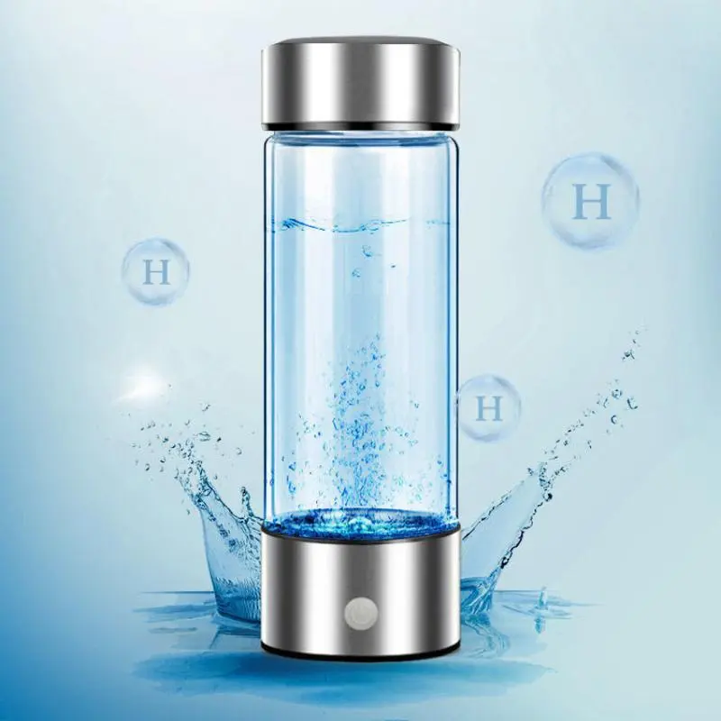 Portable Hydrogen Water Generator, USB Rechargeable Water Electrolyzer, Water Ionizer, Water Filter for Home Office, Household Kitchen Appliances, Water Filtration System