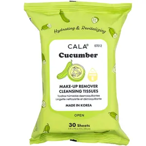 CALA Makeup Remover Cleansing Tissues: Cucumber (30 Sheets)