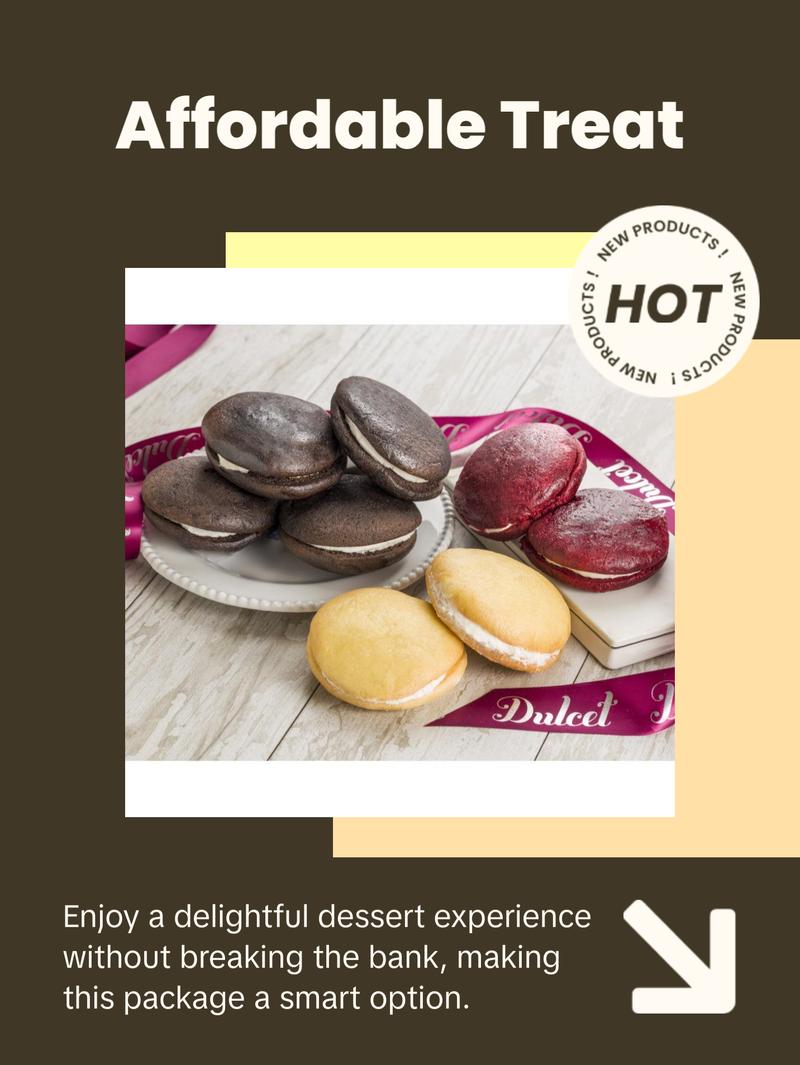 Whoopie Pie Basket Dulcet Gift Package 6