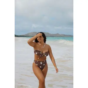 Seashore High Waist Cheeky Bikini Bottom