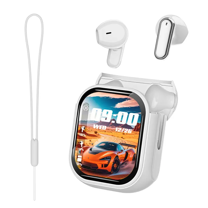 TWS In-Ear Wireless Headphones, Bluetooth 6.0 Noise Canceling Bluetooth Audio Headphones with LED Smart Display Charging Case, 24H Battery, IPX4 Rated Water-Resistant, Back to School Electronics Gift for Students