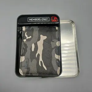 Members Only Bifold Men's Wallet RFID Blocking Protection Camouflage Print Multicolor Secure Storage