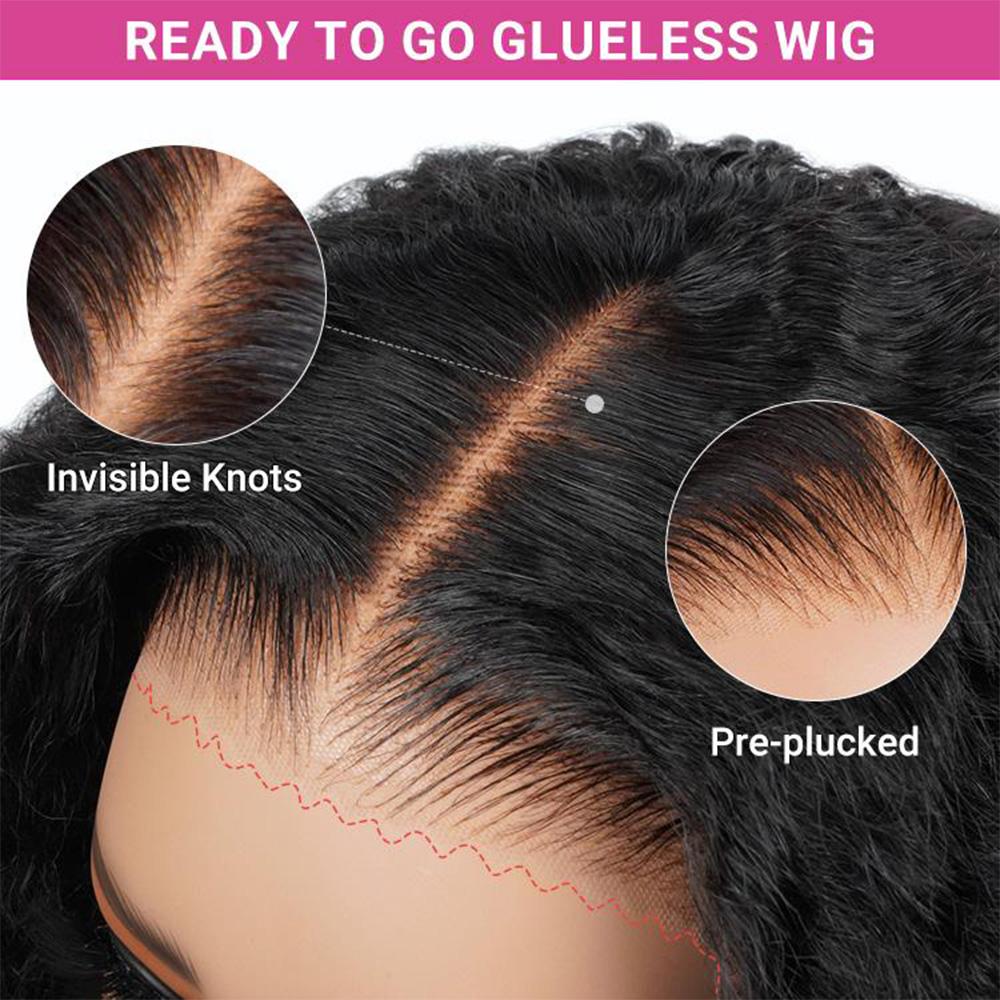 Glueless Human Hair Wig 28" Curly 4x7 Transparent Lace | Easy Install & Beginner Friendly | Natural Look | Daily Use, Effortless Style By YMSGIRL Hair