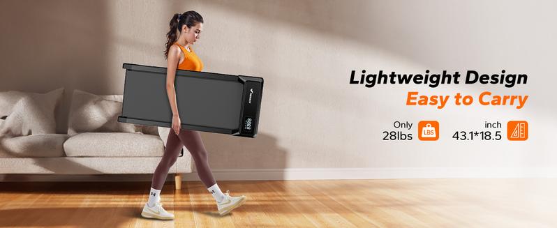 Merach Under Desk Treadmill, 2-in-1 Walking Pad for Walking and Jogging 2.5HP Low-Noise Treadmill with Remote Control Lanyard 265lbs Weight Capacity Home Exercise Equipment Home Gym Equipment Merach Under Desk Treadmill, 2-in-1 Walking Pad for Walking and Jogging 2.5HP Low-Noise Treadmill with Remote Control Lanyard 265lbs Weight Capacity Home Exercise Equipment Home Gym Equipment