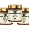 Handmade Natural 3-Piece Whipped Tallow Honey Balm Set - 12oz Gentle Body Care, Ammonia-Free, Alcohol-Free, Anti-Bacterial, Biodegradable, Deep Hydrating Formula for Adults