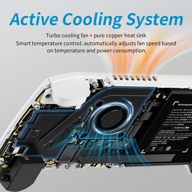 ANBERNIC RG557 Handheld Game Console 2025 NEW RG 557 5.48-inch AMOLED Screen Android 14 CPU Dimensity 8300 Processor