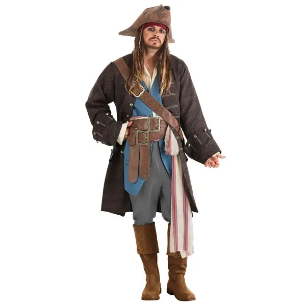 Authentic Captain Jack Sparrow Adult Costume (© Disney)