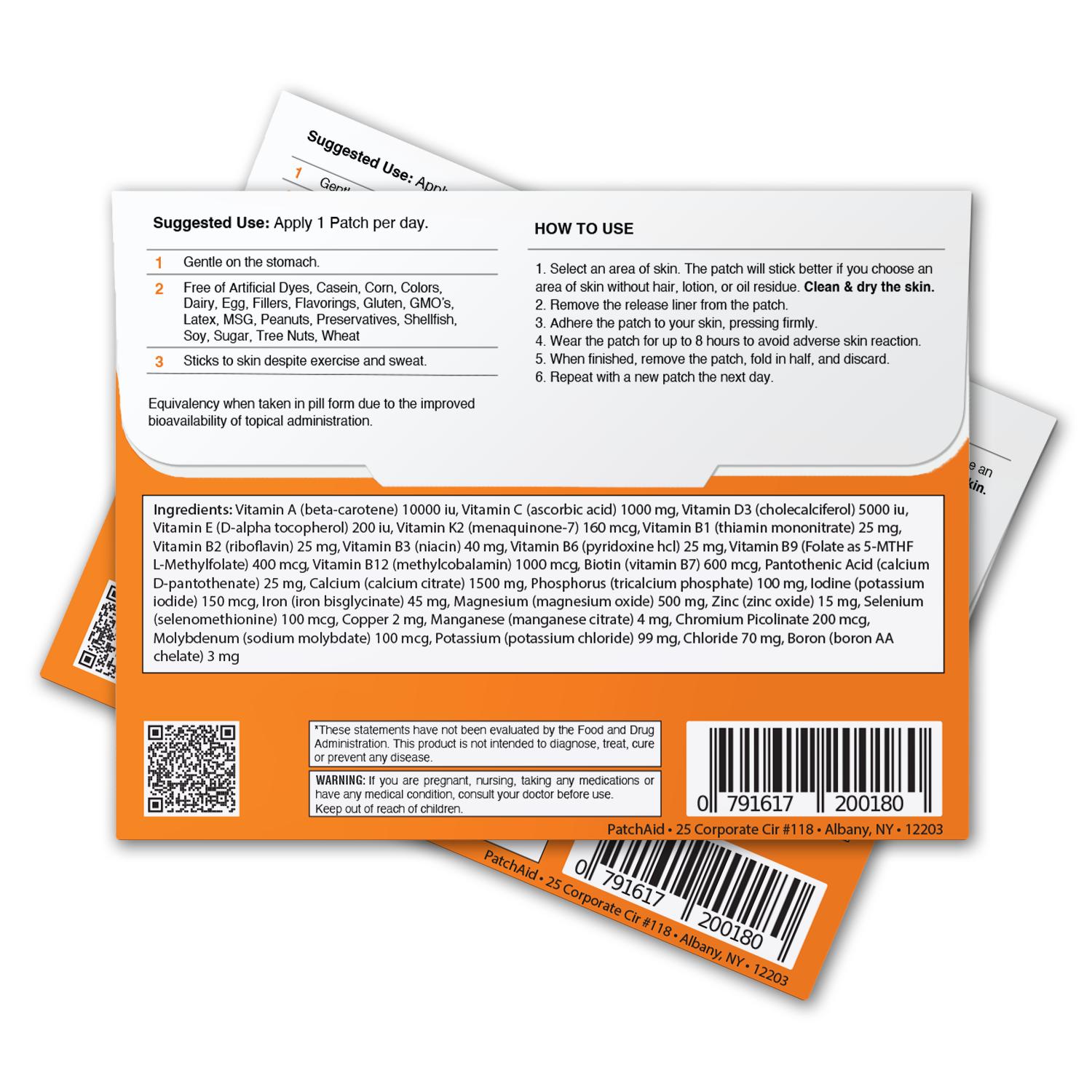 Gastric Bypass Surgery Vitamin Patch Pack Gastric Bypass Surgery Vitamin Patch Pack