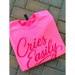 Cries Easily Graphic Pullover C.O.C