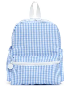 Mini Backer - Gingham Sky
