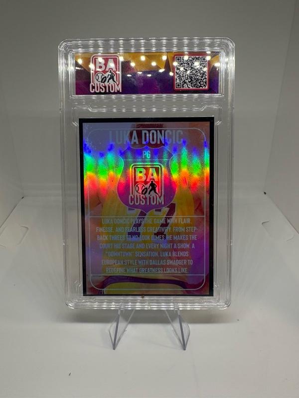 Luka Doncic Custom Slab Color Splash Card