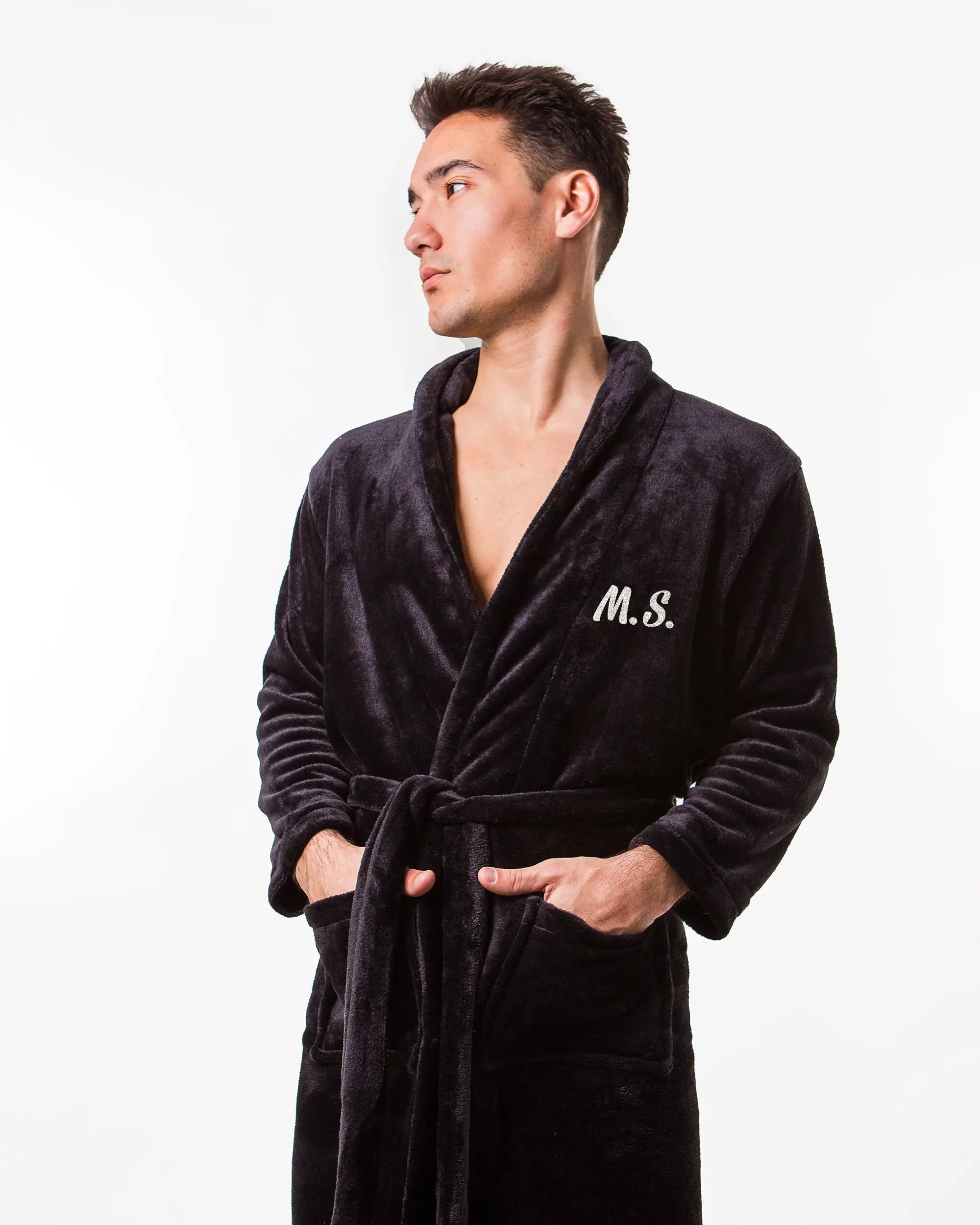 Men's Custom Cozy Terry Bathrobe