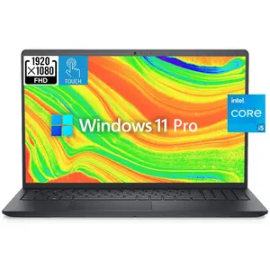 DELL 15 LDC15250-5315BLK-PUS 15.6" [Windows 11 Pro] Business Laptop Computer, 15.6" FHD Touchscreen, Intel Quad-Core i5-1334U, 32GB RAM, 2TB SSD, Numeric Keypad, Wi-Fi, Webcam, Black
