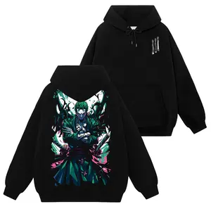 [Ace Shop] Roronoa Zoro King Of Hell - One Piece Op #86 Hoodie T-Shirt Sweatshirt Retro Vintage Unisex Graphic 90s Cotton, Gift For Wibu, Anime Manga Y2K Streetwear