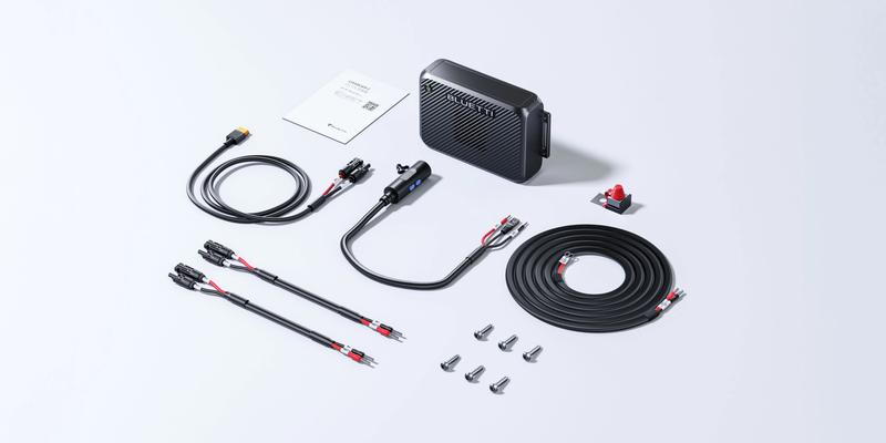 BLUETTI Charger 2 1200W Alternator & Solar Dual DC Charger 13× Faster Charging for Power Stations