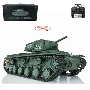 2.4G Henglong 1/16 Scale 7.0 Plastic Ver Soviet KV-1 RTR RC Tank Model 3878