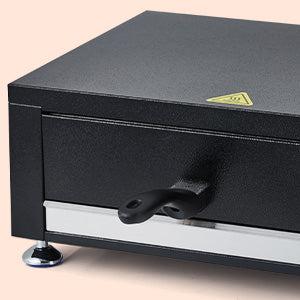 【GARVEE】Electric Pizza Oven, Countertop 12 Inch Pizza Maker with Timer and Adjustable Temperature, Stainless Steel Indoor Pizza Oven with Upper and Lower Uniform Heating Tubes