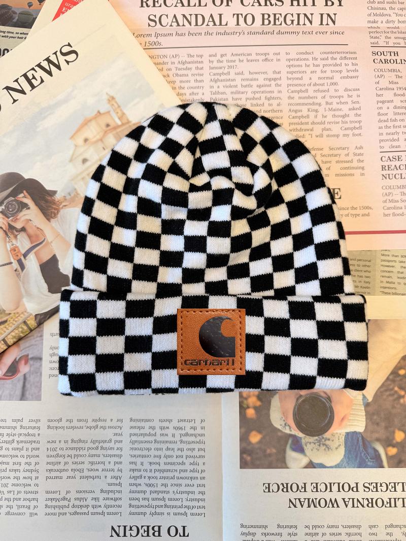 Classic Cow Print Beanie Perfect Blend of Comfort Warmth and Trendiness for Every Occasion