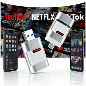 【FOZETOP】 2026 Wireless CarPlay & Android Auto Adapter, Wired to Wireless, Plug & Play, Dual Band WiFi + Bluetooth 5.2, Fast & Stable, Compatible with iPhone & Android