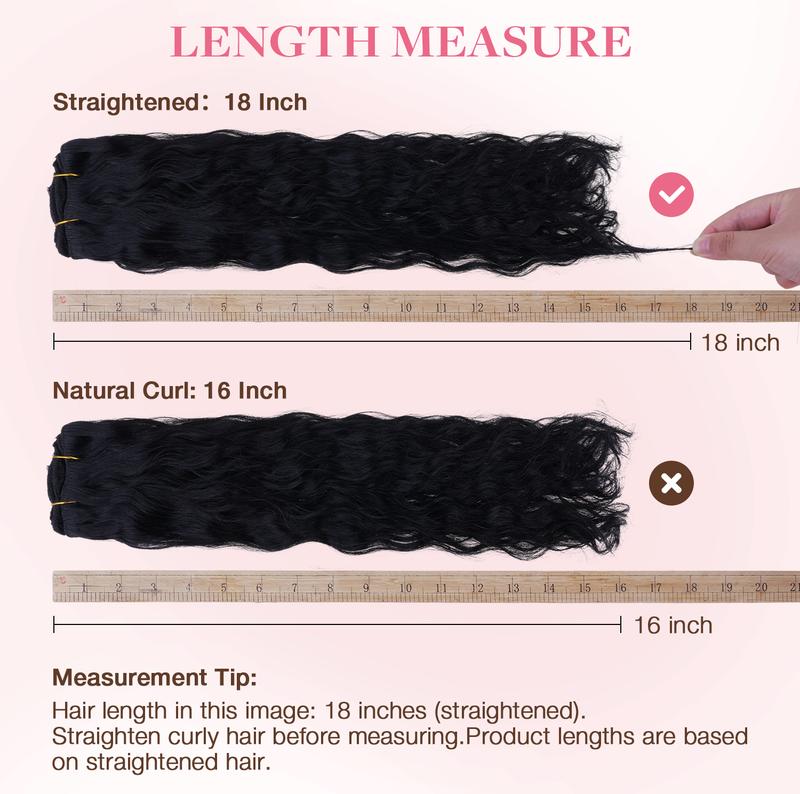 GOO GOO Hair Extensions Elf Curl Clip in Human Hair Extensions, 7Pcs/9Pcs 18-22Inch Elf Curl Clip in Human Hair Double Weft Natural Curl Hair Full Head for Women