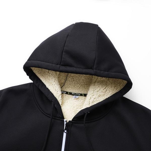 Men's Autumn Winter Fleece Lined Thermal Jacket Coat Sweater Fashion Style High Quality Fabric Warm Clothing