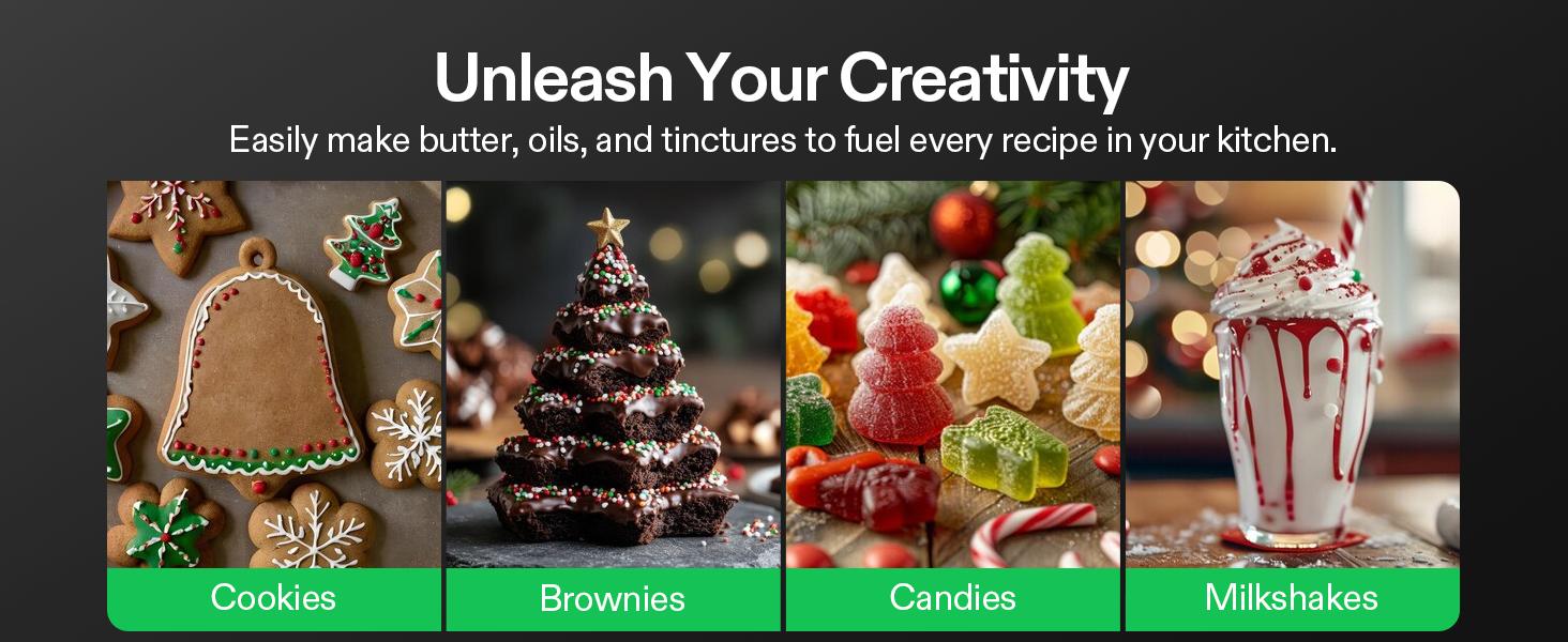 VIVOSUN Herbal Decarboxylation and Infusion Machine, Botanical Extractor and Infuser for Making Butter, Oil, and Tinctures, Includes Recipes and Complete Accessories