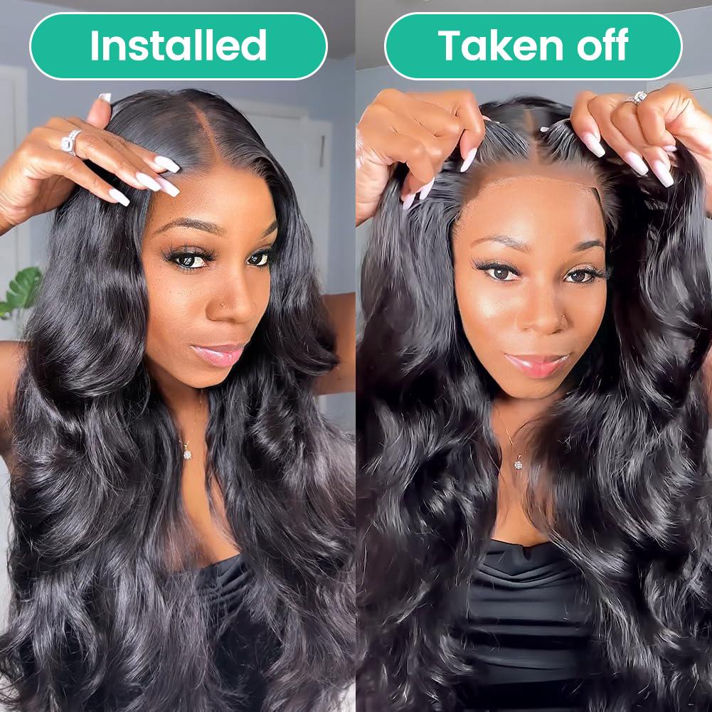 [Spring Must Have] Asteria Hair Ready To Go Glueless Wig Body Wave 7x5/7x4 Pre Cut Lace Closure Human Hair Wigs Bleached Knots with 250% Density #GetReadyforFashionWeek