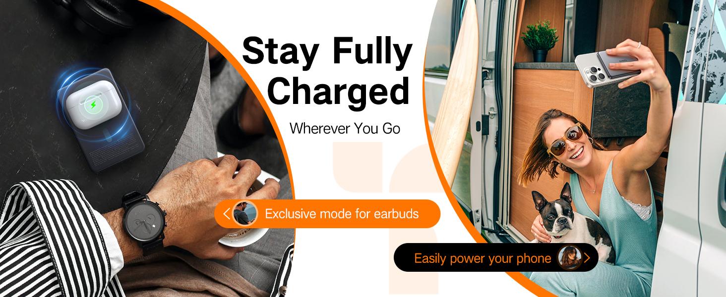 TORRAS MiniMag Power Bank,Ultra-Slim 10,000mAh Magnetic Wireless Portable Charger, 22.5W Fast Charging iPhone Air MagSafe Battery Pack Designed for iPhone 17 Pro Max/17 Pro/Air/16/15/14/13/12, Gray