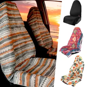 1 Count Car Seat Cover Towel, Full-Sized, Athletic Running Towel,Performance Microfiber Front Car Seat Cover - 63inch x 32inch