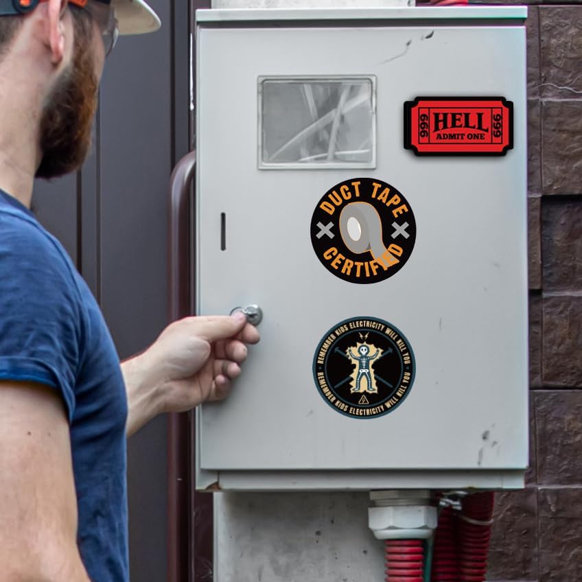 173 PCS Hard Hat Stickers for Adults - Funny (Dirty) for Water Bottle, Laptop, Helmet, Cars, Tool Box, Cars - Blue Collar Stickers for Men, Waterproof Car Truck Decal Gloss Vinyl Decal