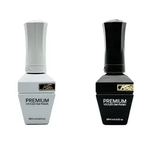 AORA Premium Super White & Black Gel Polish – 18ml