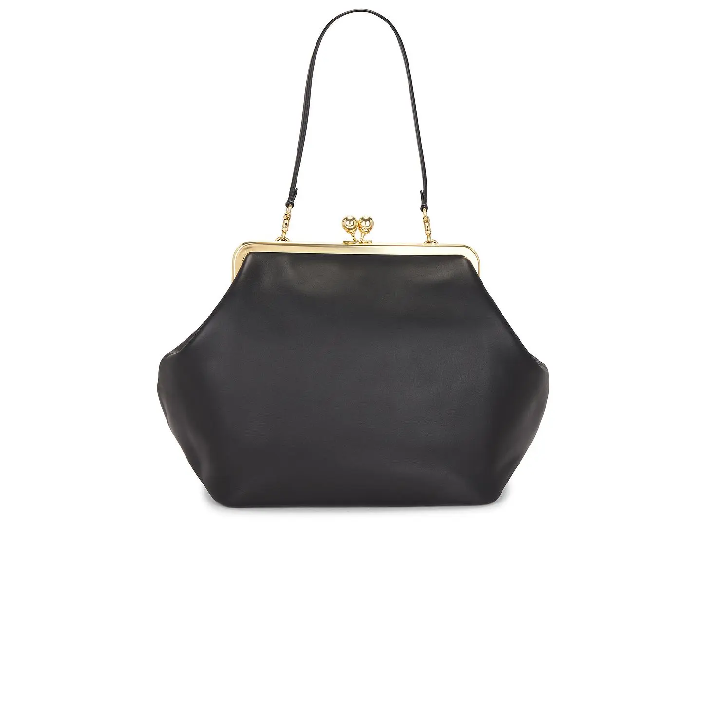 Coach Kisslock Frame 27 Bag in Black