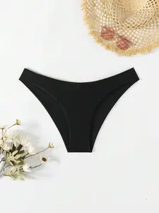 Vaytide Summer Beach Solid Cheeky Bikini Panty