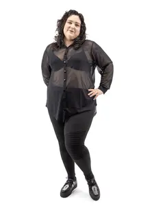 Mesh Memphis Oversized Shirt FOXBLOOD RESTOCKED!