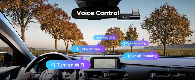 LINGDU D500 Dash Cam Front, 4K Front Dash Cam for Car, WiFi Dashcam with Night Vision, 0.96" LCD Display Car Camera, GPS, Parking Mode, Loop Recording car driving recorder