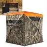 TIDEWE Vis360 360° See-Through Hunting Blind, Silent Pop-Up Deer Ground Blind with Removable 300D Blackout Panel, Adjustable 270°/360° Viewing, 4 Full Panels