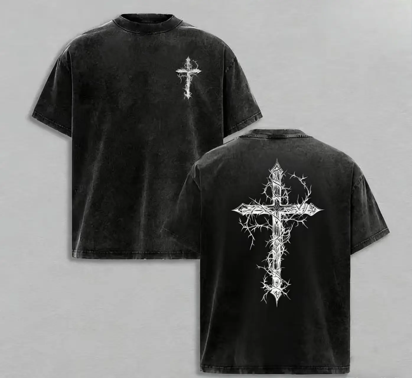 chrome hearts shirt red cross - TikTok Shop