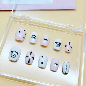 .DP.6445.Cute Hand-Drawn Wearable Nails