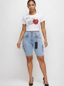 Genesis Colombian Jean Short with Internal girdle style 360