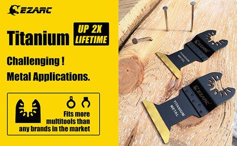 1-3/4 in. Titanium Oscillating Blade For Wood/Metal/Hard Material,OITi44 Cutting Heavy Duty