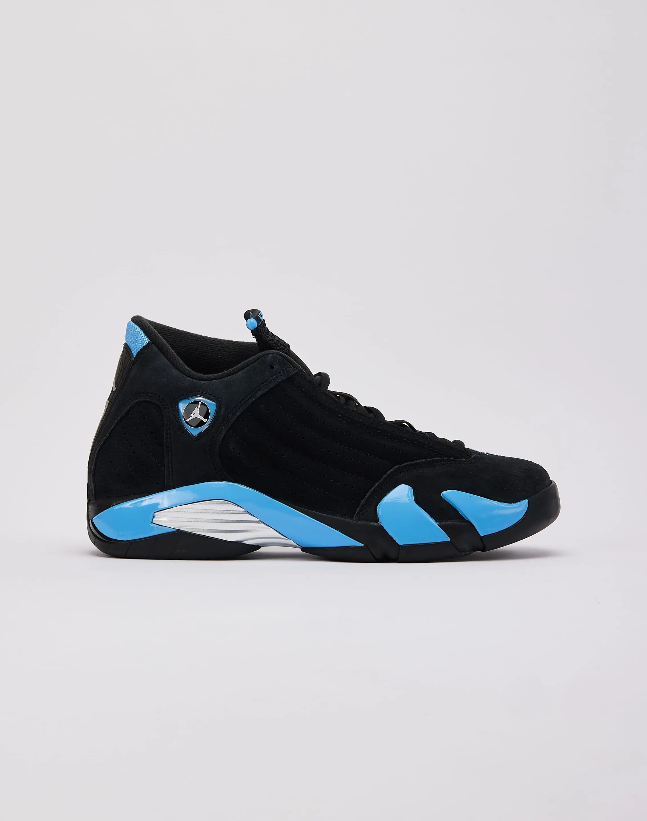 Mens Jordan Air Jordan 14 Retro 'Black And University Blue'
