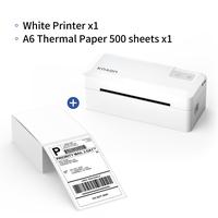 White Printer + Label Paper 500PCS