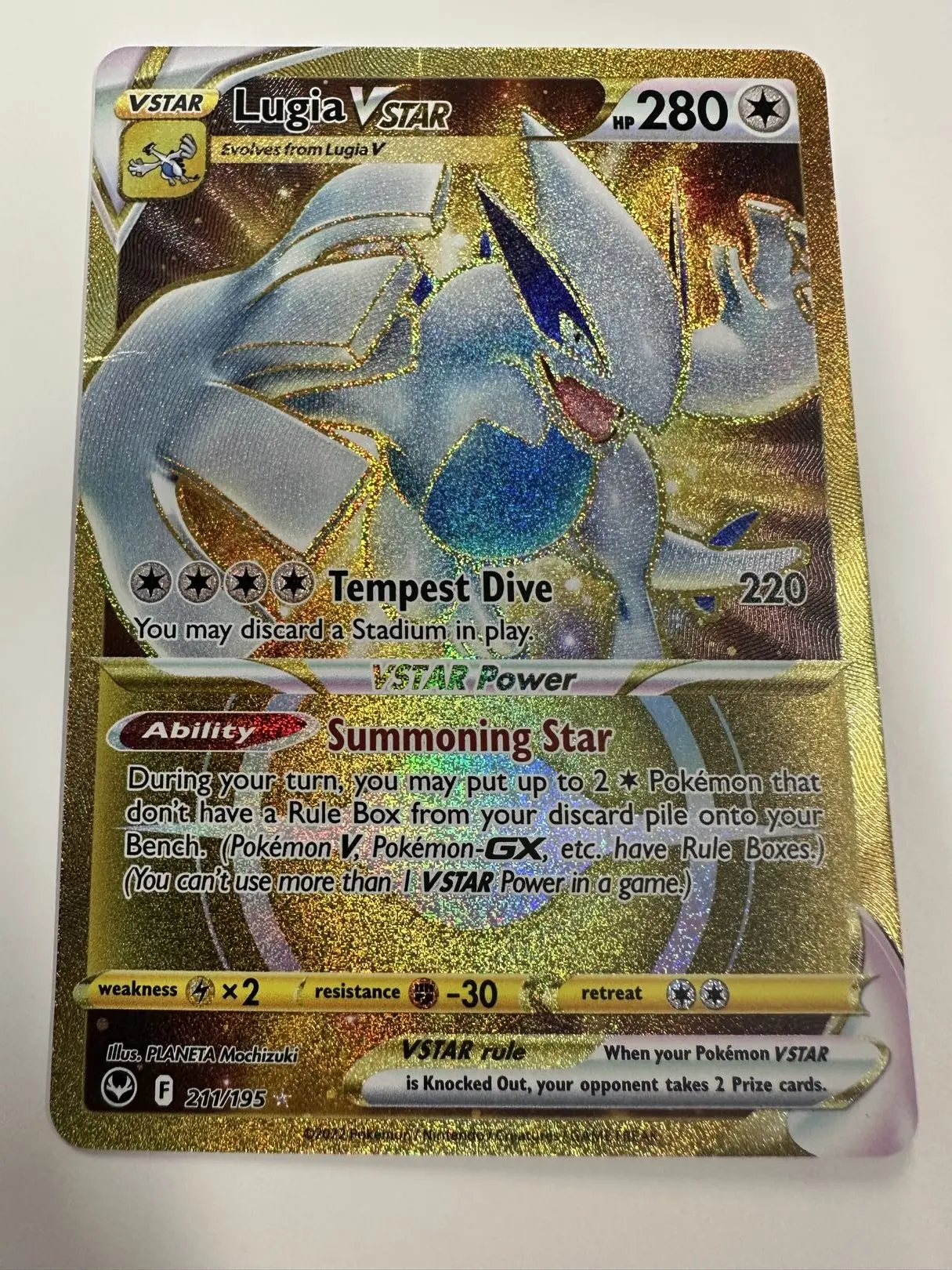 Lugia VSTAR (Secret) - SWSH12: Silver Tempest (SWSH12) - 211/195 - English  - TikTok Shop