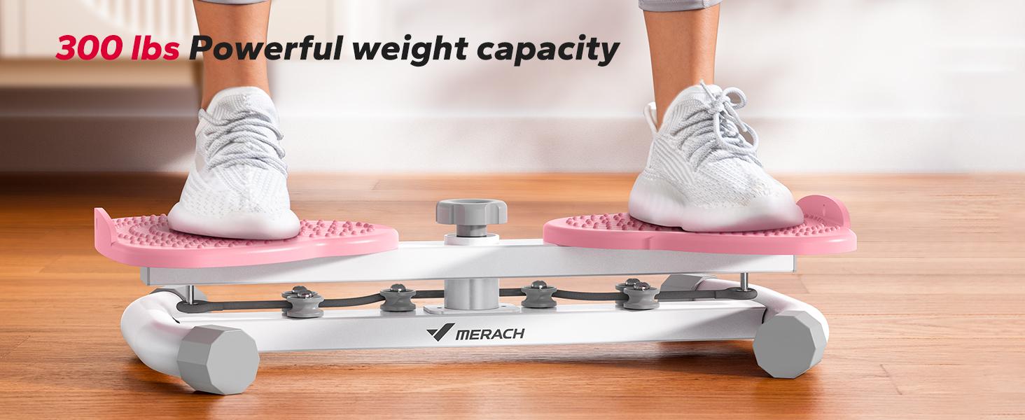 MERACH Waist Twist Machine Toned Abs Stand with Feet Apart Double Non-slip No Noise Exercise Equipment Abdominal Roller Machine TikTokShopBlackFriday SpringStatements