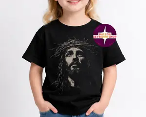 YOUTH & ADULT Jesus Shirt Christian tshirt, Faith Apparel Unisex, toddler boy clothing, country boy clothes