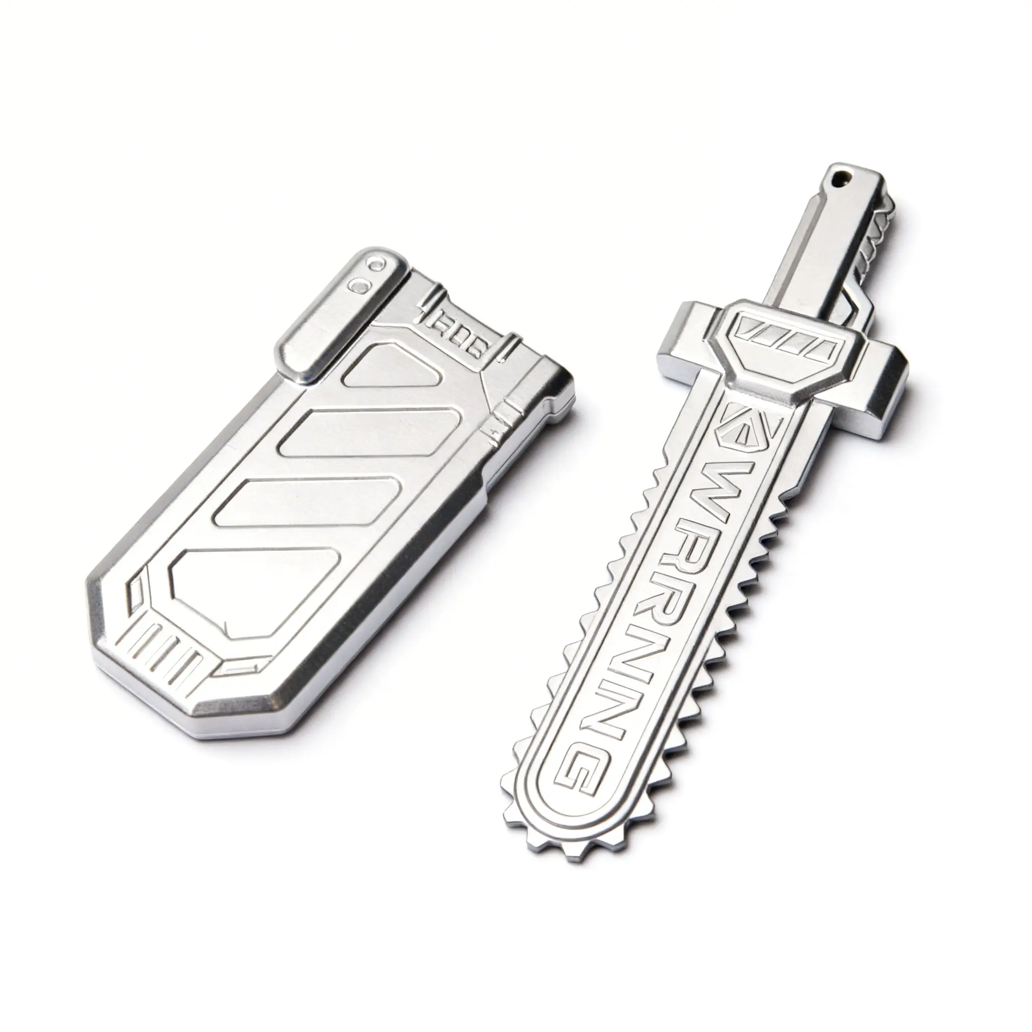 Gunmetal Magnetic Ejection Sword Fidget Slider Adjustable 6 Gear Tactile EDC Stress Toy gift for Adults Anxiety Relief ADHD Focus hand Click Sound Sensory Gadget home visual fidget toy