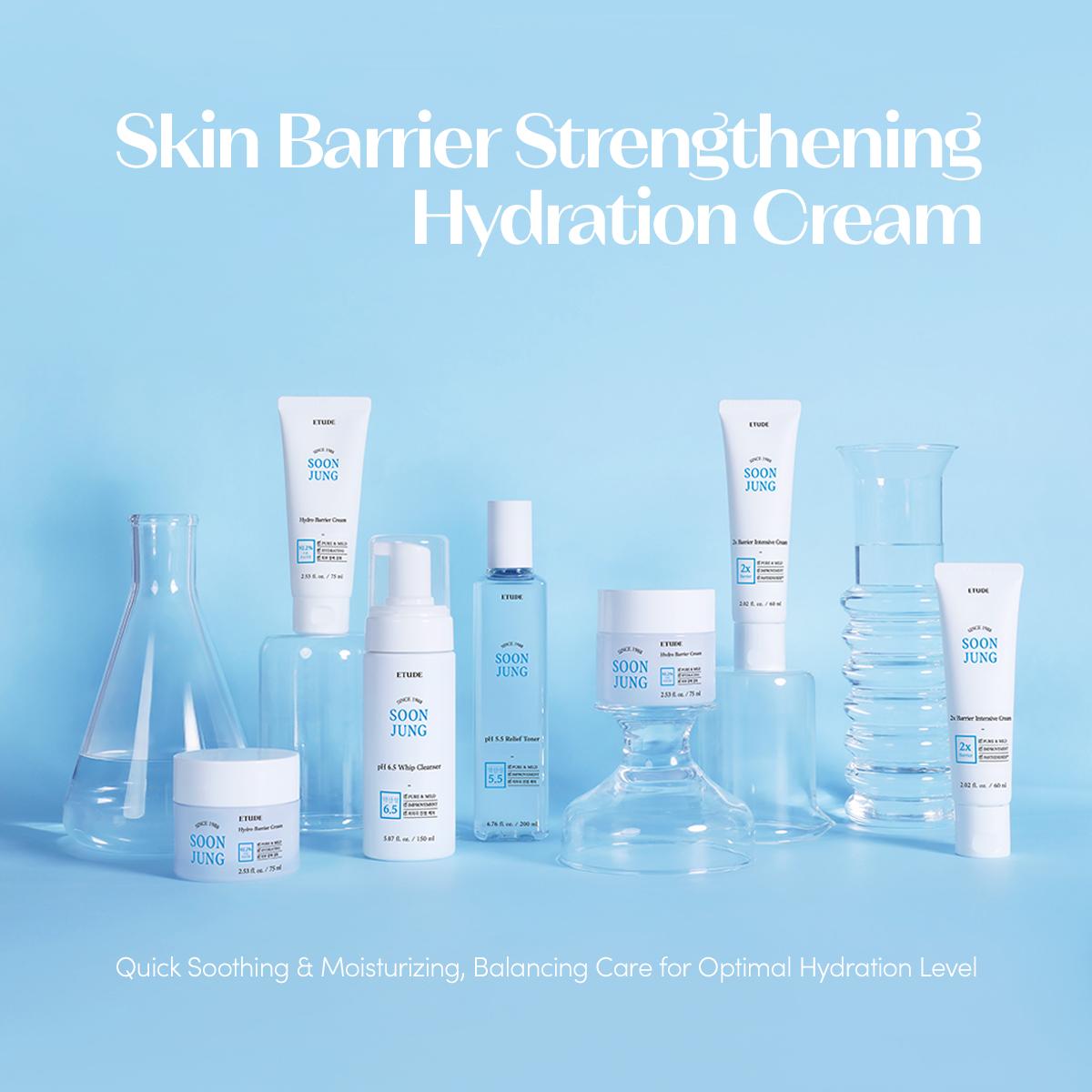 [ETUDE Official] Soonjung 2x Barrier Intensive Cream Set | Deep Hydration | Skin Protection | Nourishing Formula | Moisturizing | TikTokShop Exclusive Bundle