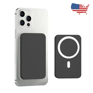 5000mAh Magnetic Power Bank, Wireless Portable Charger, Fast Charging MagSafe Battery Pack for iPhone 17/16/15/14/13/12/Plus/Pro Max, Compact Device Smartphone Chargeable