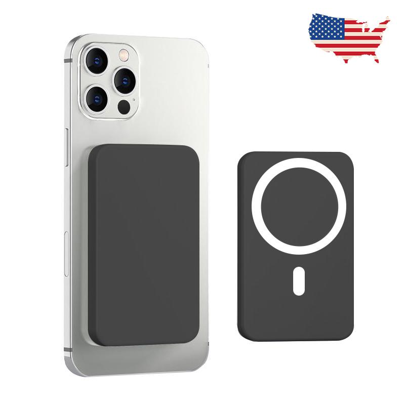 Magnetic Wireless Fast Charging Power Bank, 10000mAh Portable Charger, Magnetic Power Bank for iPhone 15/14/13/12/Pro/Mini/Pro Max, Power Bank with Phone Holder, Stocking Fillers Gift，Compatible with iPhones and Android phones, including Samsung models